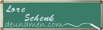 Lore Schenk Visitenkarte